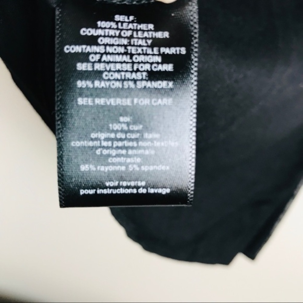 PJK Patterson J. Kincaid Leather Cutout Top - Picture 6 of 7